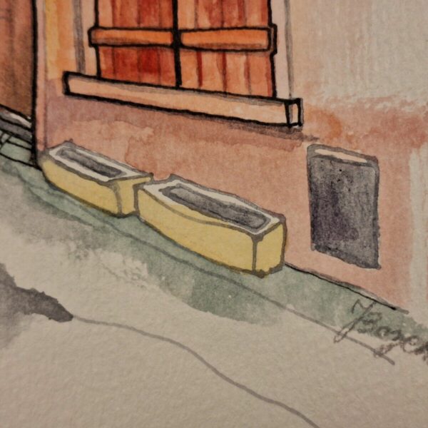 aquarelle eguisheim
