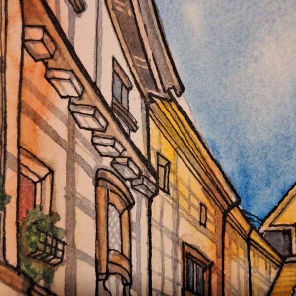 aquarelle eguisheim