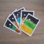 collection 5 cartes paysages nocturnes
