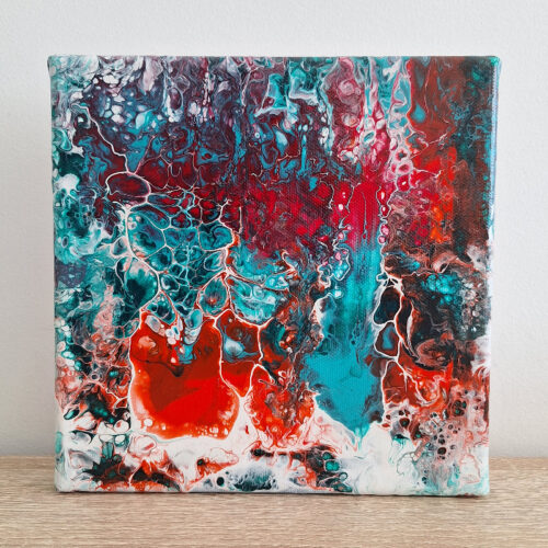 petite tableau peinture fluide
