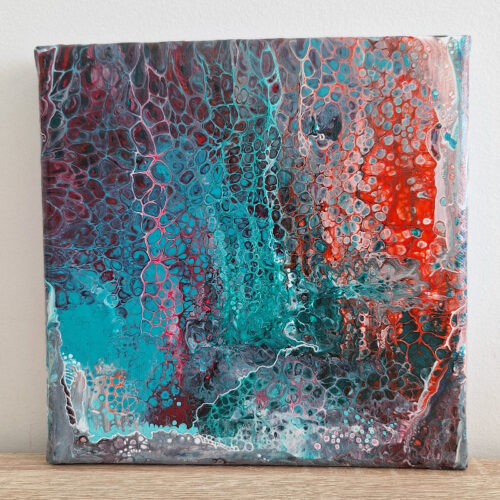 petite tableau peinture fluide