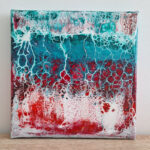 petite tableau peinture fluide