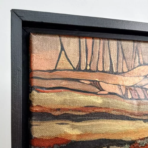 chroniques de la terre tableau abstrait 50cm x 50cm