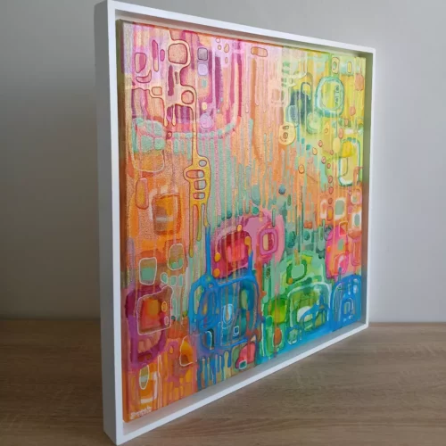 grand tableau abstrait 50cm x 50cm