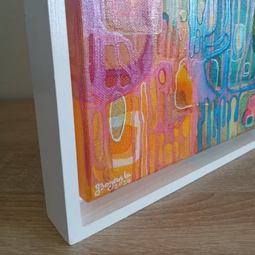 grand tableau abstrait 50cm x 50cm