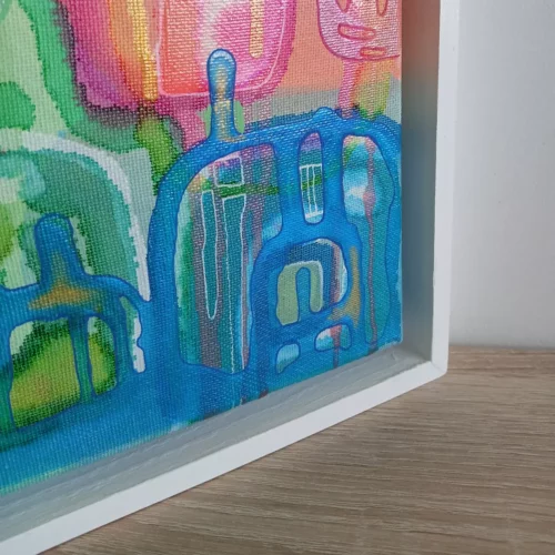 grand tableau abstrait 50cm x 50cm