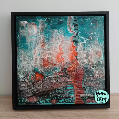tableau abstrait cendres 4 1
