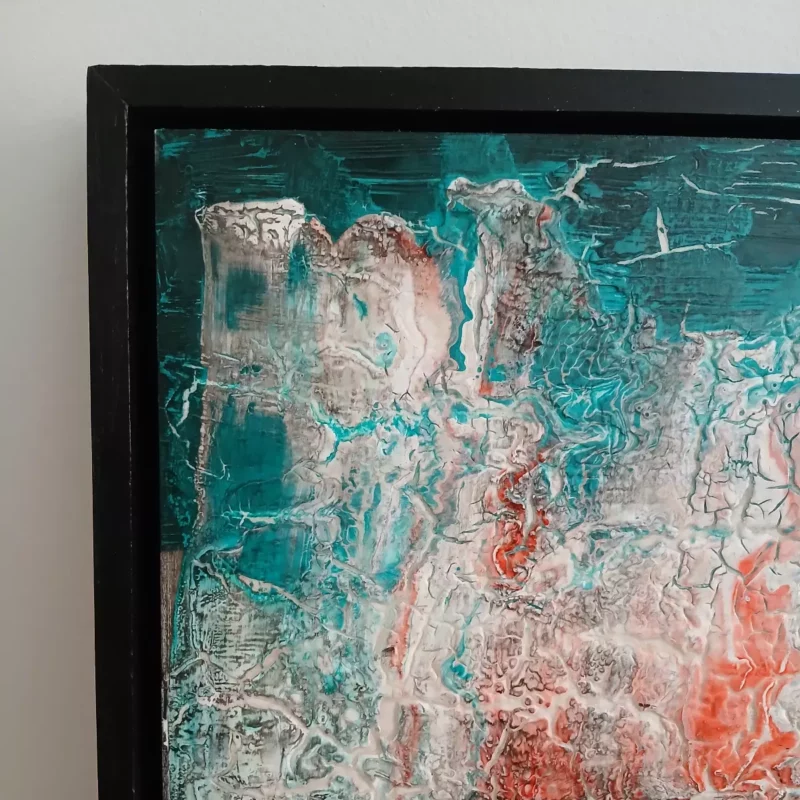 tableau abstrait cendres 6