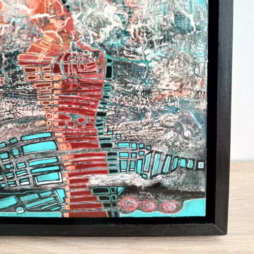 tableau abstrait cendres 7