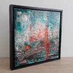 tableau abstrait cendres 8