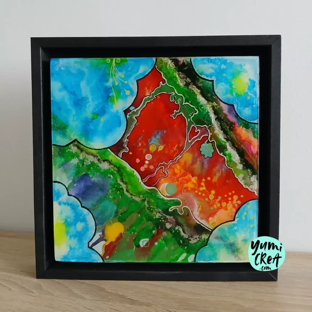 tableau abstrait larmes de geant 4 1