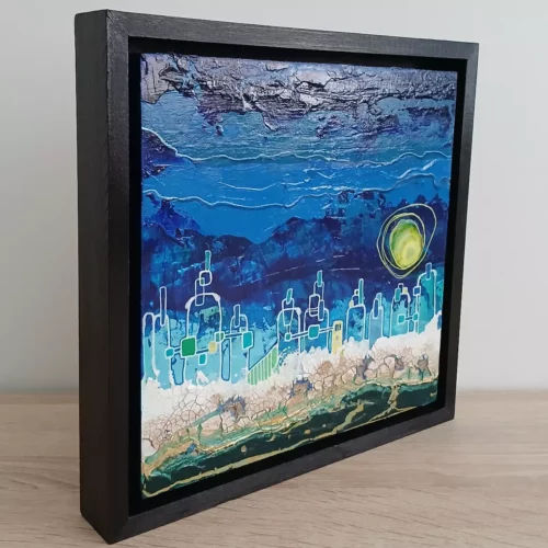 tableau paysage urbain futuriste 3