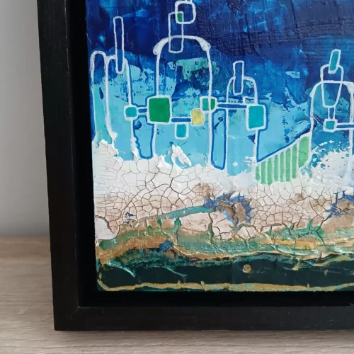 tableau paysage urbain futuriste 7