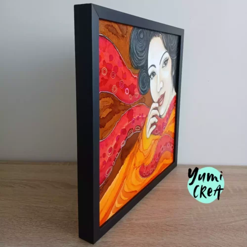 tableau geisha peinture 1 1
