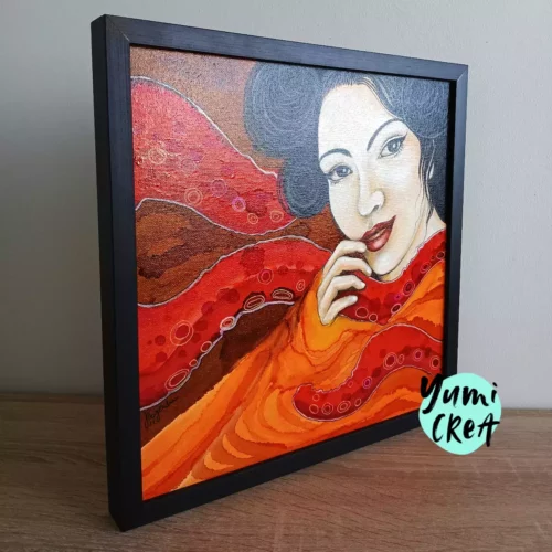 tableau geisha peinture 4 1