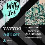 tatouage bron lyon old school 1