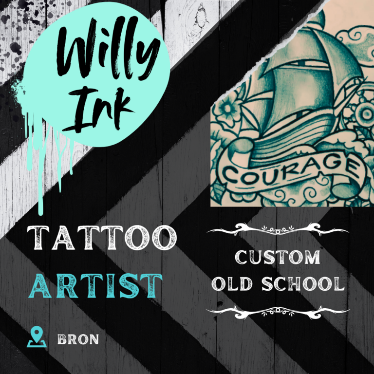 tatouage bron lyon old school 1