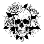 tete de mort art old school