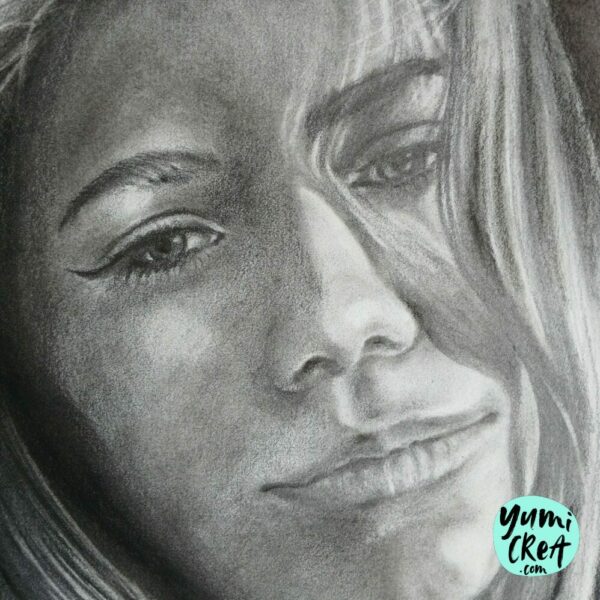 portrait d'une jeune femme aux cheveux longs a3