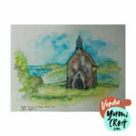 paysage aquarelle bretagne cancale