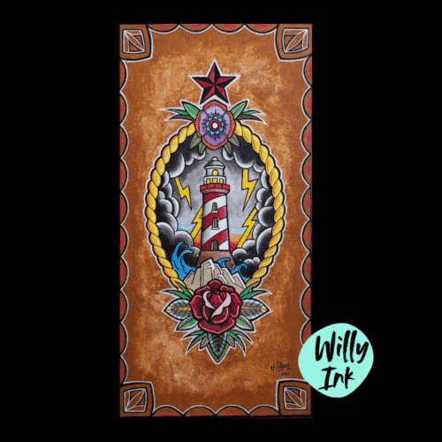 tableau vintage tatouage lyon 1 (2)