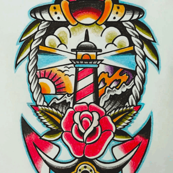 dessins old school pour le tatouage signé willy ink à lyon