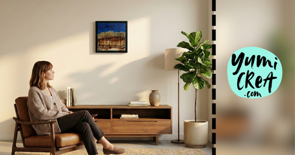 yumicrea comment choisir la taille idéale d’un tableau pour votre salon